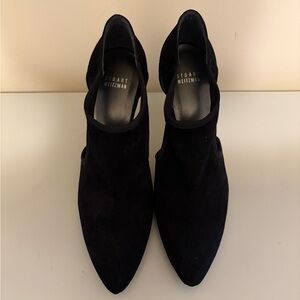 Stuart Weitzman Black Suede Heels